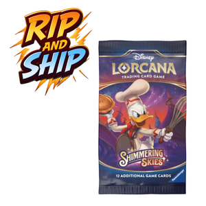 Disney Lorcana Shimmering Skies Booster Pack (ENG) – RIP & SHIP (Opened Live)