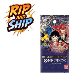 One Piece (OP 01) Romance Dawn Booster Pack (JP) – RIP & SHIP (Opened Live)