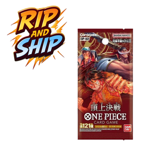 One Piece (OP 02) Paramount War Booster Pack (JP)– RIP & SHIP (Opened Live)