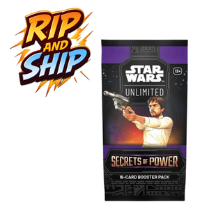 Star Wars Unlimited Secrets of Power Booster Pack (ENG)– RIP & SHIP (Opened Live)