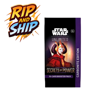 Star Wars Unlimited Secrets of Power Carbonite Booster Pack (ENG)– RIP & SHIP (Opened Live)