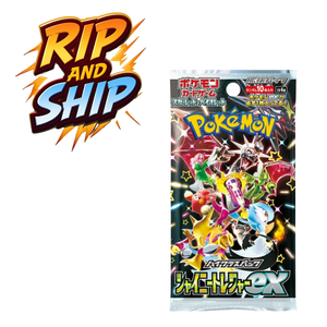 Pokémon Shiny Treasure Booster Pack (JP) – RIP & SHIP (Opened Live)