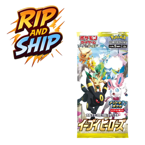 Pokemon Eevee Heroes Booster pack (JP) – RIP & SHIP (Opened Live)