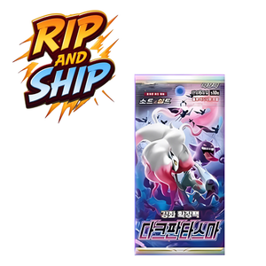 Pokémon Dark Phantasma S10a Booster Pack (KOR) – RIP & SHIP (Opened Live)