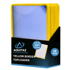 Aquitaz: Yellow Border Toploader (25 st)