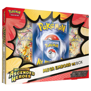 Pokémon Mega Evolution: Ascended Heroes Mega Emboar ex Collection Box (4 Pack) (ENG)