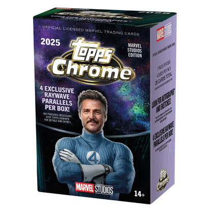 Topps: 2025 Chrome Marvel Cinema Value Booster Display (7 Pack) (ENG)