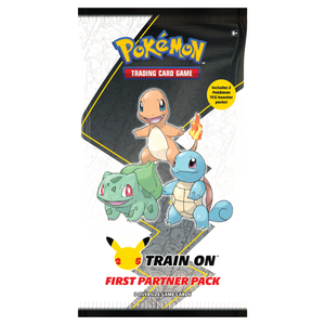 Pokémon: First Partner Bulbasaur, Charmander & Squirtle Booster Pack (3 Kort) (ENG)