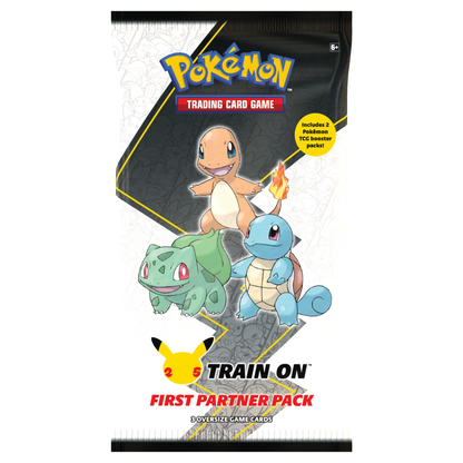 Pokémon: First Partner Bulbasaur, Charmander & Squirtle Booster Pack (3 Kort) (ENG)