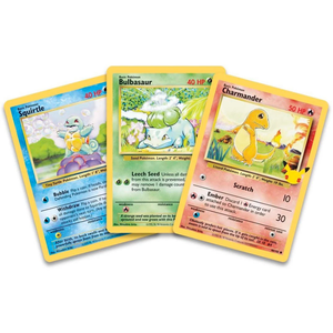 Pokémon: First Partner Bulbasaur, Charmander & Squirtle Booster Pack (3 Kort) (ENG)