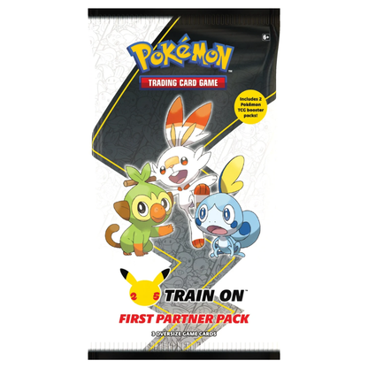 Pokémon: First Partner Grookey, Scorbunny & Sobble Booster Pack (3 Kort) (ENG)