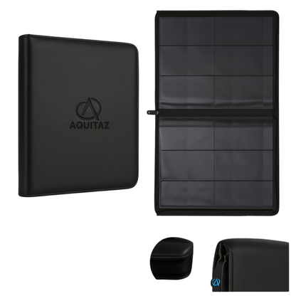 Aquitaz: Collector PSA Graded Card Binder – 6 Pocket (60 Kort) (Svart)