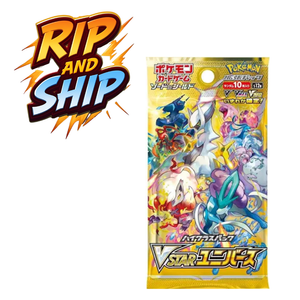 Pokemon VSTAR Universe Booster Pack (JP)– RIP & SHIP (Opened Live)