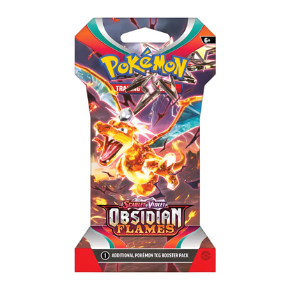 Pokemon Scarlet &amp; Violet: Obsidian Flames Sleeved Booster Pack (10 Cards) (ENG)