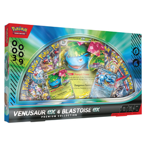 Pokemon Scarlet &amp; Violet: Venusaur ex &amp; Blastoise ex Premium Collection (10 Pack) (ENG)