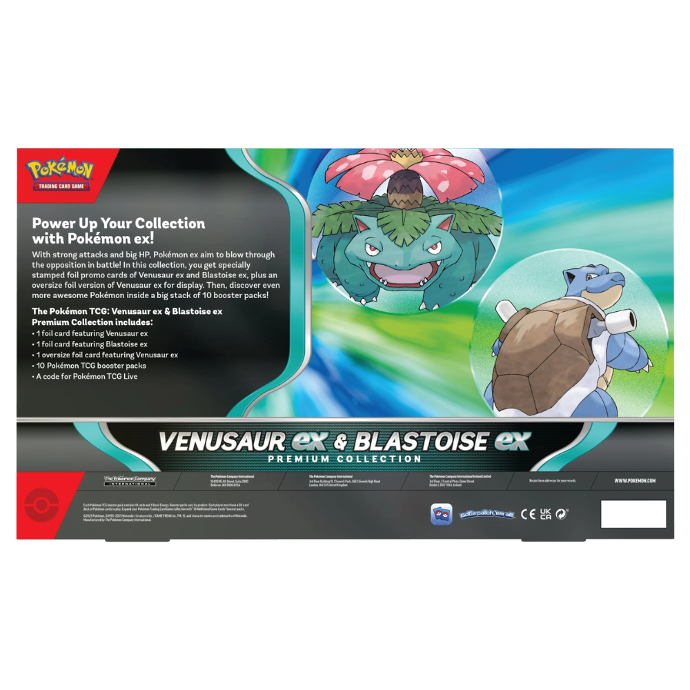 Pokemon Scarlet & Violet: Venusaur ex & Blastoise ex Premium C