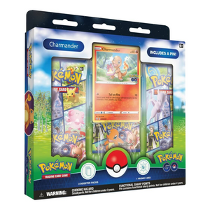 Pokemon Sword &amp; Shield: Charmander Pin Collection Box (3 Pack) (ENG)