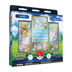 Pokemon Sword &amp; Shield: Squirtle Pin Collection Box (3 Pack) (ENG)