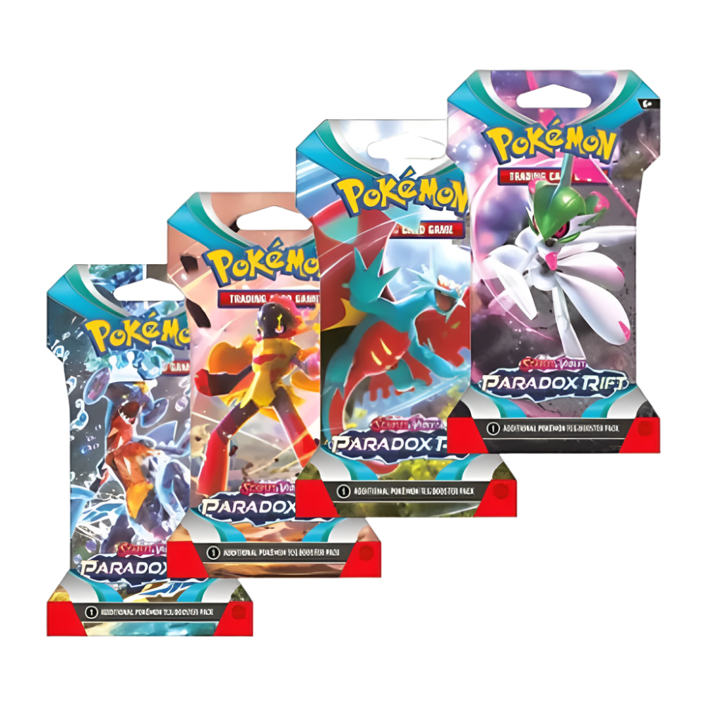 paradox rift booster box png Pokemon Scarlet & Violet: Paradox Rift Sleeved Booster Pack (10 Ca