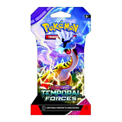 Pokemon Scarlet &amp; Violet: Temporal Forces Sleeved Booster Pack (10 Cards) (ENG)