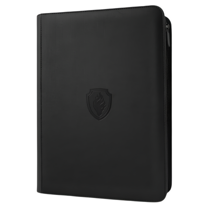 Premium 16-Pocket Card Holder Binder - Black (1024 Cards)