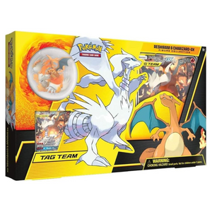 Pokemon Sun &amp; Moon: Reshiram &amp; Charizard-GX Figure Collection Box (4 Pack)