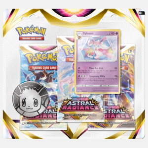 Pokémon Sword &amp; Shield: Astral Radiance 3-Pack Blister (Sylveon) (ENG)