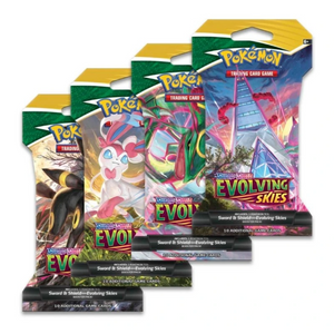 Pokémon Sword & Shield: Evolving Skies Sleeved Booster Pack (10 Kort) (ENG)