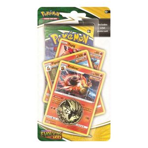 Pokémon Sword &amp; Shield: Evolving Skies Premium Checklane Blister (Emboar) (ENG)