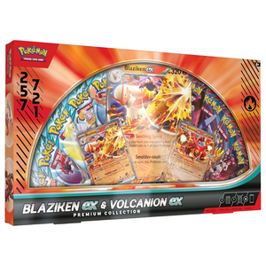 Pokemon Scarlet & Violet: Blaziken ex & Volcanion ex Premium Collection Box (10 Pack) (ENG)