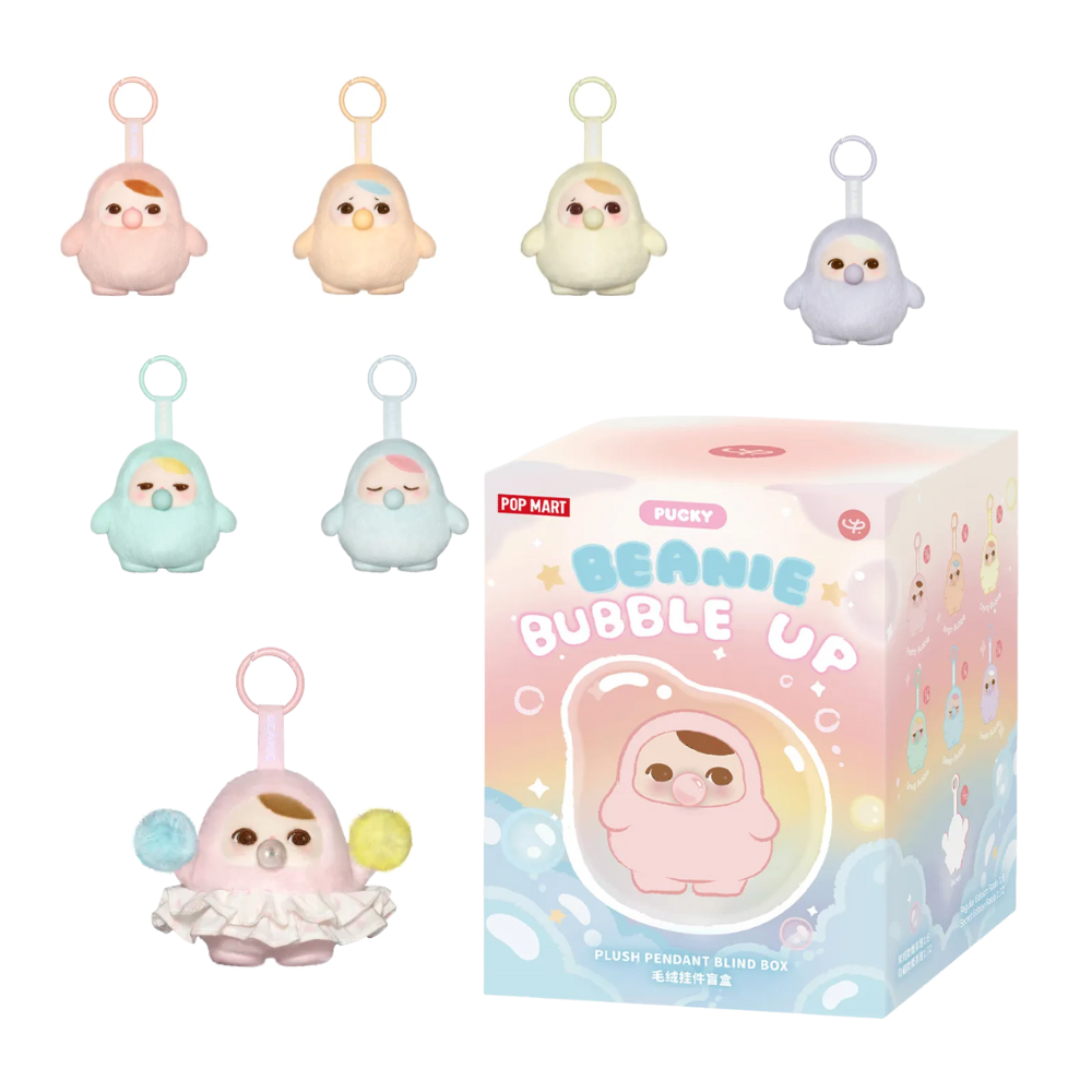 POP MART: PUCKY Beanie Bubble Up Series Plush Pendant Blind Box