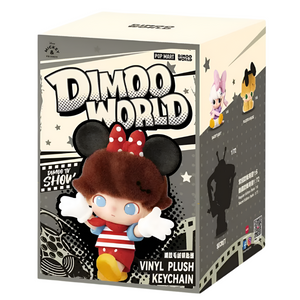 POP MART: DIMOO WORLD × DISNEY Series Vinyl Plush Keychain Blind Box