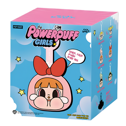 POP MART: CRYBABY × Powerpuff Girls Series Vinyl Face Plush Blind Box Sealed Case (6 Boxes)