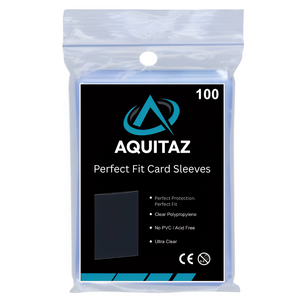 Aquitaz: Perfect Fit Card Sleeves 2.56" x 3.54" (100pcs)