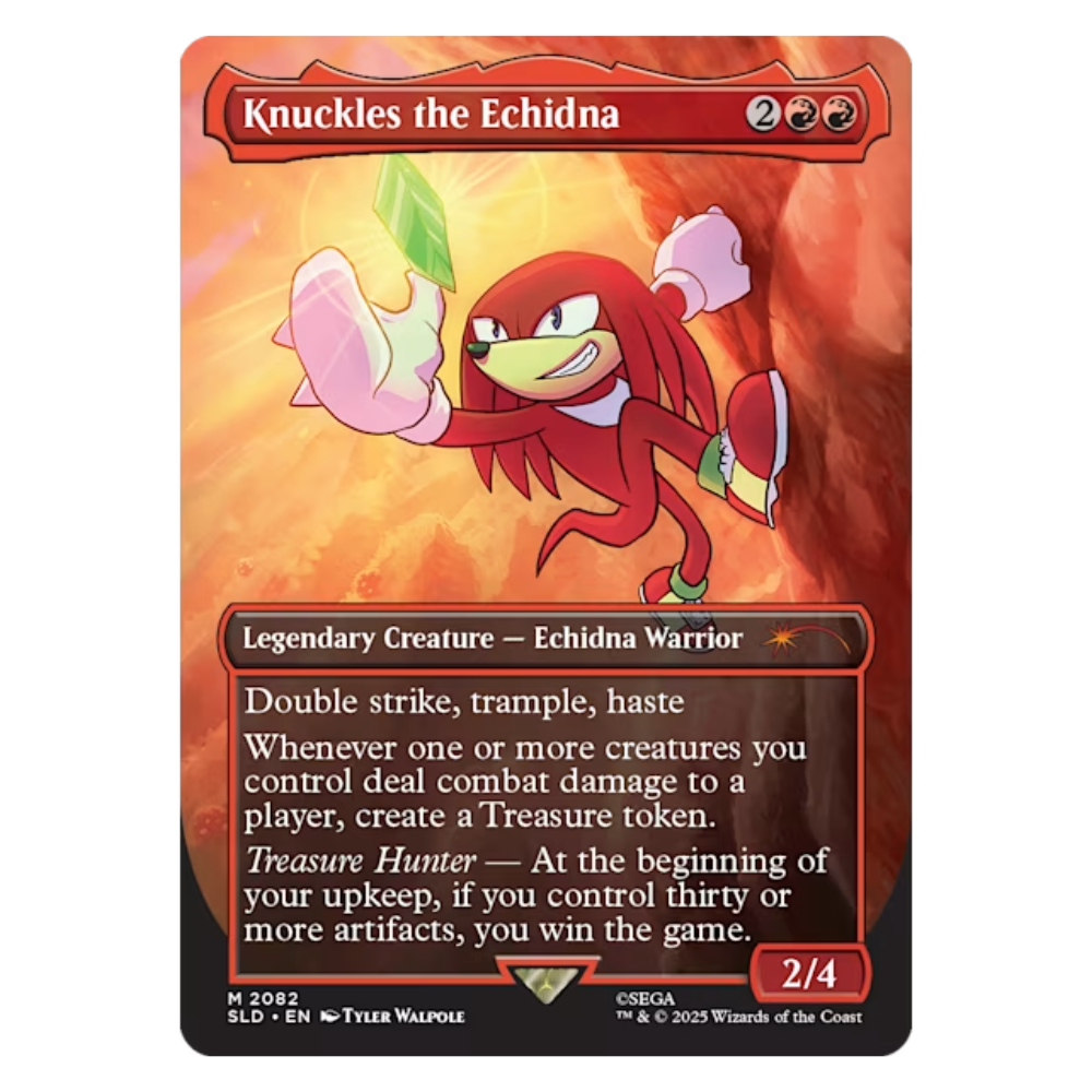 Magic The Gathering: Secret Lair x Sonic Friends & Foes (7 Cards)