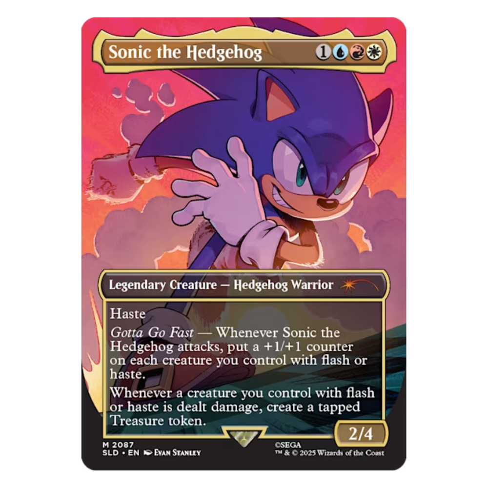 Magic The Gathering: Secret Lair x Sonic Friends & Foes (7 Cards)