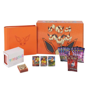Pokemon Scarlet & Violet: Flareon Eevee GX Collection Gift Box (8 Pack) (CH)