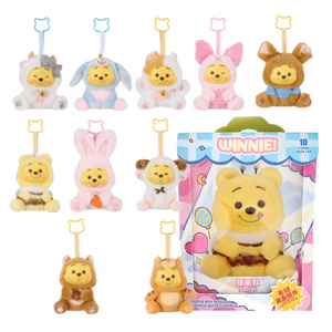 MINISO: Disney Winnie the Pooh Naughty Team Vinyl Plush Pendant Blind Box
