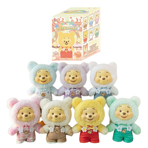 TOP TOY x Disney: Winnie The Pooh Candy Bear Series Plush Keychain Blind Box