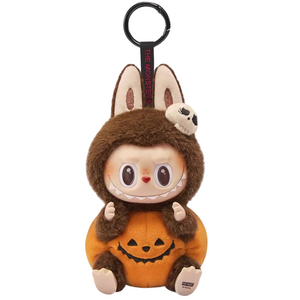 POP MART: LABUBU Happy Halloween Party Series Sitting Pumpkin Vinyl Plush Pendant