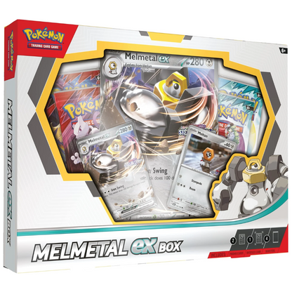 Pokemon Scarlet &amp; Violet: Melmetal ex Collection Box (4 Pack) (ENG)