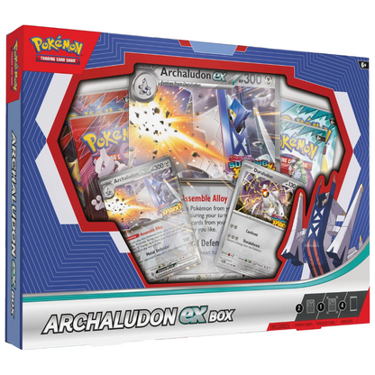 Pokémon Scarlet & Violet: Archaludon ex Collection Box (4 Pack) (ENG)