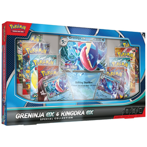 Pokémon Scarlet &amp; Violet: Greninja ex &amp; Kingdra ex Special Collection Box (8 Pack) (ENG)