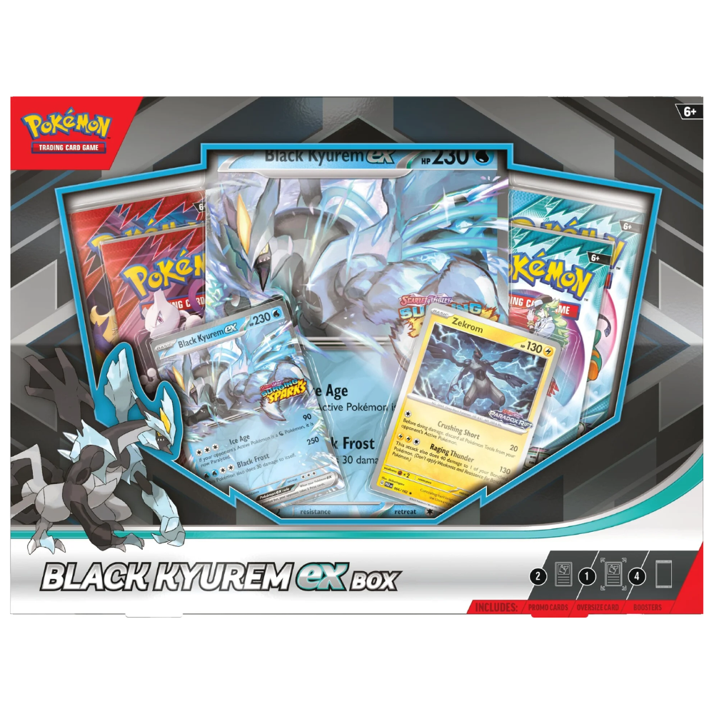 zekrom booster box Pokémon Scarlet & Violet: Black Kyurem ex Collection Box (4 Pack)