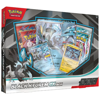 Pokémon Scarlet &amp; Violet: Black Kyurem ex Collection Box (4 Pack) (ENG)