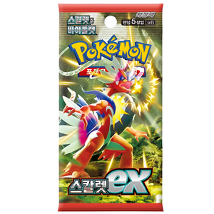 Pokemon Scarlet &amp; Violet: Scarlet ex SV1S Booster Pack (5 Cards) (KOR)