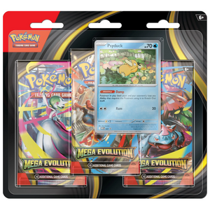 Pokemon Mega Evolution: Mega Evolution 3-Pack Blisters (Psyduck) (ENG)