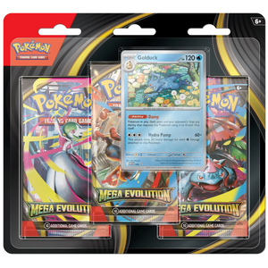 Pokemon Mega Evolution: Mega Evolution 3-Pack Blisters (Golduck) (ENG)