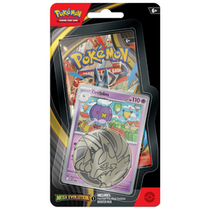 Pokemon Mega Evolution: Mega Evolution Checklane Blister 1-Pack Blisters (Drifblim) (ENG)