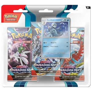 Pokémon Scarlet & Violet: Paradox Rift 3-Pack Blister (Arctibax) (ENG)